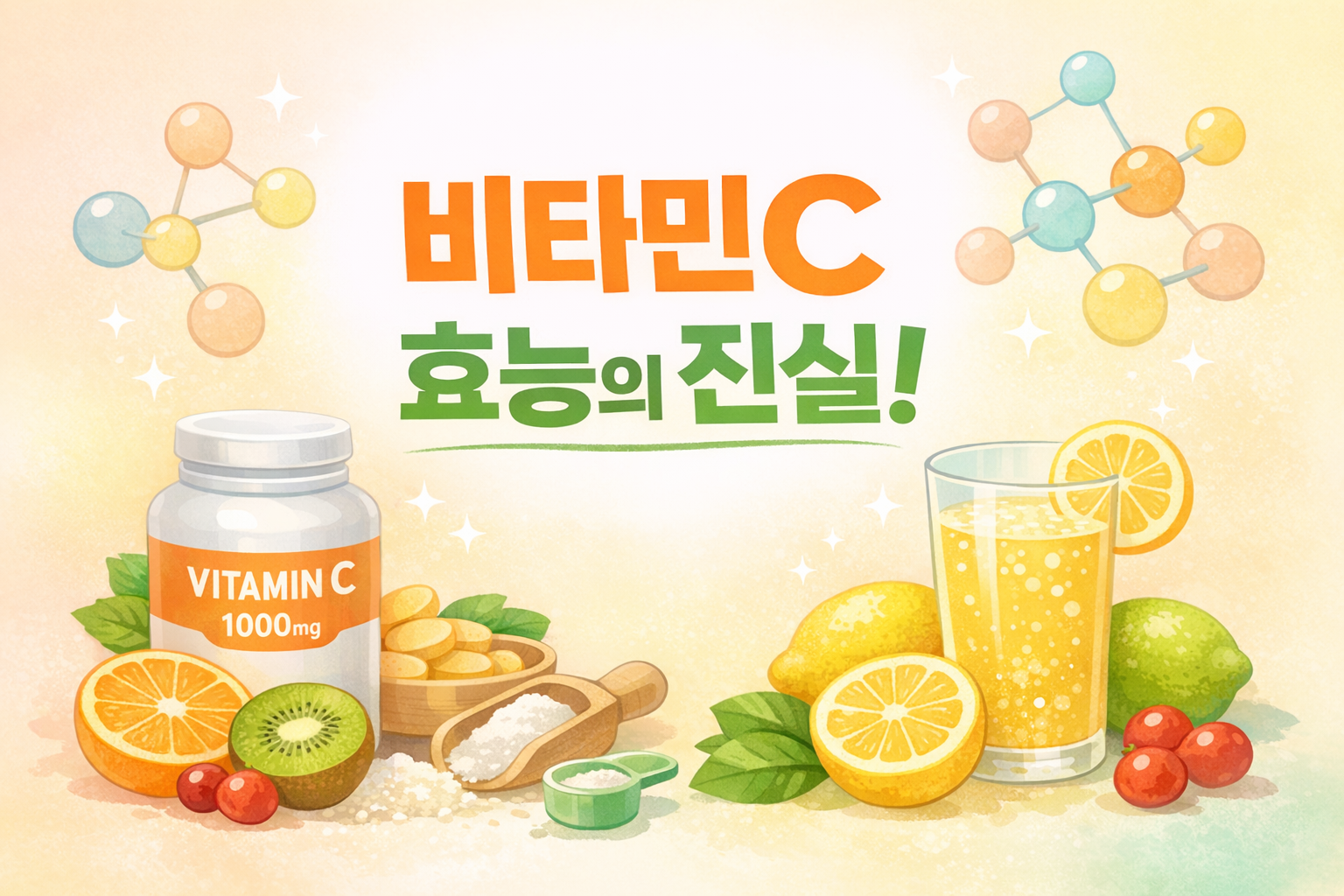 비타민C 효능 총정리 2026 •과학적으로 분석